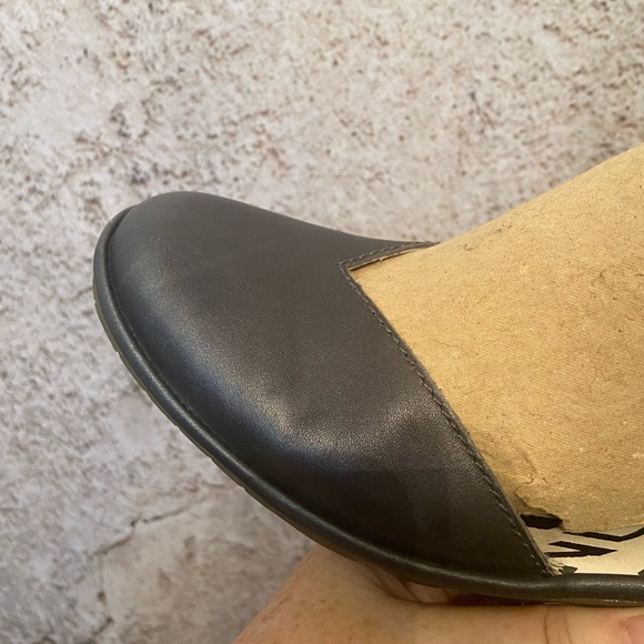 Fly London Navy Leather & Suede Velcro Strap Shoes - Picture 7 of 8